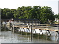 Weir on the River Thames at the eastern end of Ash Island