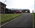 Side road to a church, Gaer, Newport