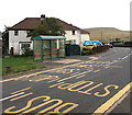 Bus stop and shelter at the northern edge of Fochriw