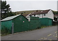 Green lockup garages, Heol Iago, Fochriw