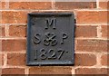 TG2208 : William Booth Street - parish boundary marker by Evelyn Simak