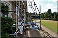 Long Melford, Kentwell Hall: Maintenance work