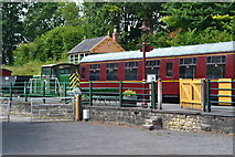 ST6653 : Rolling stock parked at Midsomer Norton South station by David Martin