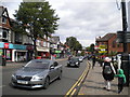 Queuing traffic on High Street, King