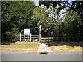 Entrance to Senneleys Park, Woodcock Hill