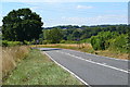 A343 descending towards Hurstbourne Tarrant