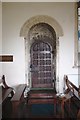 TF0118 : Church of St.Medard & St.Gildard:  The North Door by Bob Harvey