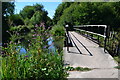 Footbridge across overflow weir, Kennet and Avon Canal