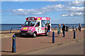 An ice cream van at Spittal