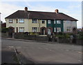 Row of four houses, Christchurch Road, Newport