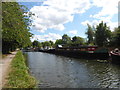 TQ0581 : Grand Union Canal at Cowley Peachey by Marathon