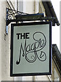 Sign for The Magpie, Thames Street