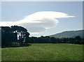 Altocumulus lenticularis clouds over the Borderlands