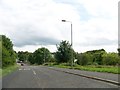 Approaching University Hospital, Ayr, on the A713