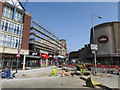 Construction works on Clarence Street