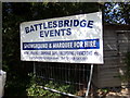 TQ7794 : Battlesbridge Events sign by Geographer