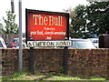 The Bull & Stutton Road signs