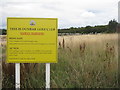 NT6977 : Warning - Dunbar Golf Club by M J Richardson