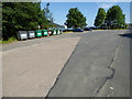 Recycling bins at Sandbank