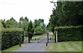 The entrance to Cowdray House, Easebourne