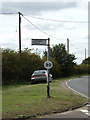 Signpost on Church Lane