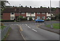 Row of four houses, Monnow Way, Bettws, Newport