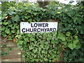 Lower Churchyard sign