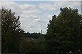 View of the Shard from the top of the hill in Blythe Hill Fields