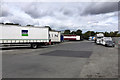 SE3013 : Woolley Edge Services Lorry Park by David Dixon