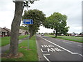 Bus and cycle lane on A195, Lingey Lane