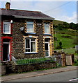 Old-style name sign, North Road, Ogmore Vale