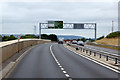 SX8770 : Overhead Sign Gantry on the South Devon Highway near Newton Abbot by David Dixon