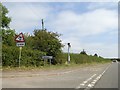 Bus stop on A48 serving Tidenham