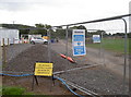 Path closed as the land is cleared