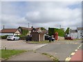 Bus shelter for eastbound travel by A48, Alvington