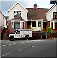 Western Power Distribution vehicle, Caedu Road, Ogmore Vale