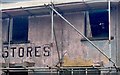 Close up of the old village General Stores in Mathry