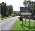 Buarthau direction and distance sign, Blackmill