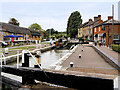 SP7449 : Grand Union Canal Lock #14, Stoke Top by David Dixon