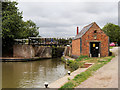 SP7548 : Grand Union Canal, Pumping Station by David Dixon