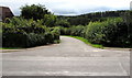 Minor road from Coed-y-fedw towards Pen-y-clawdd