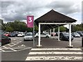 Tesco car park walkway