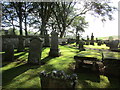 The south side of the churchyard, Carmichael