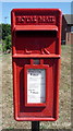 Close up, Elizabeth II postbox on Southwick Road, Sunderland