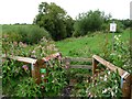 Stile on private path to the West Riding Anglers riverbank