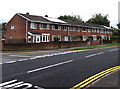 Row of brick houses, Monnow Way, Bettws, Newport