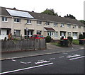 Parking space reserved for the vehicle of a Blue Badge holder, Monnow Way, Bettws, Newport