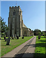 TL5850 : Balsham: Holy Trinity - from the west by John Sutton