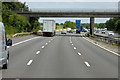 Eastbound M42, Lilley Green Road Bridge