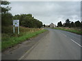 Minor road approaching junction with the A68, Inkerman